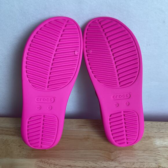 Crocs Womens Getaway Strappy Sandals Pink Crush Womens size 8 - Picture 9 of 12